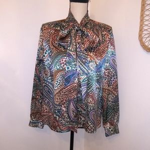 Vintage Paisley Blouse